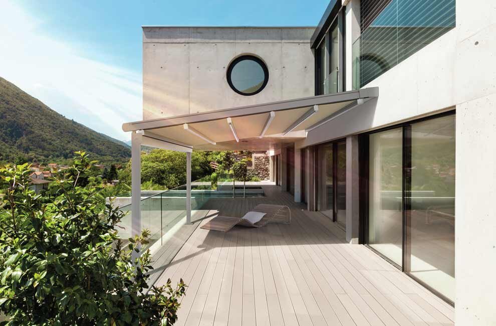 Markise als Sonnenschutz