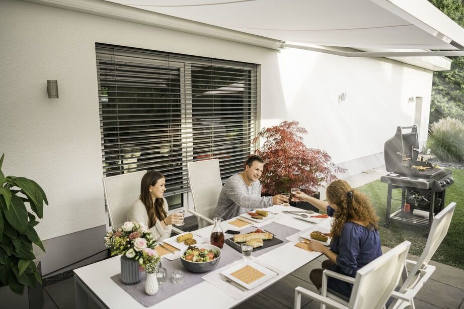 Markise als Sonnenschutz