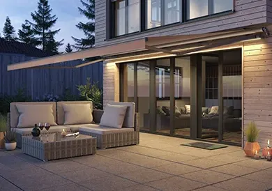 Markise als Sonnenschutz